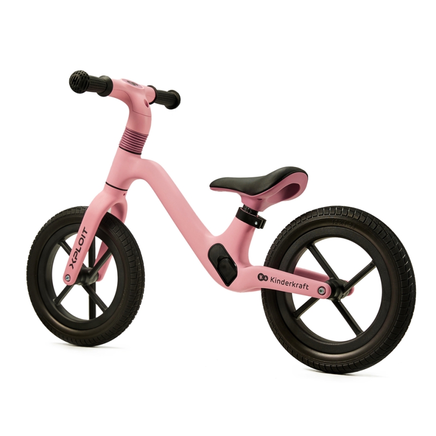 KINDERKRAFT - Stumiamas dviratis XPLOIT Bubblegum rausva