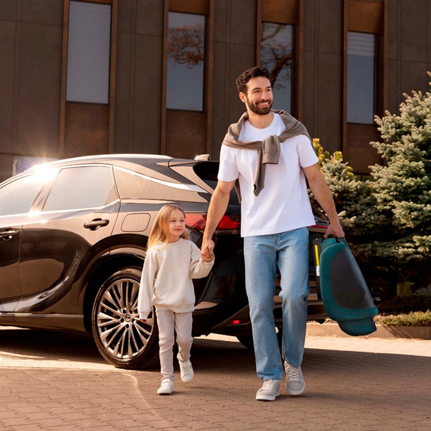 KINDERKRAFT - Sulankstoma automobilinė kėdutė UNITY 2 i-Size 100-150 cm turkio spalvos