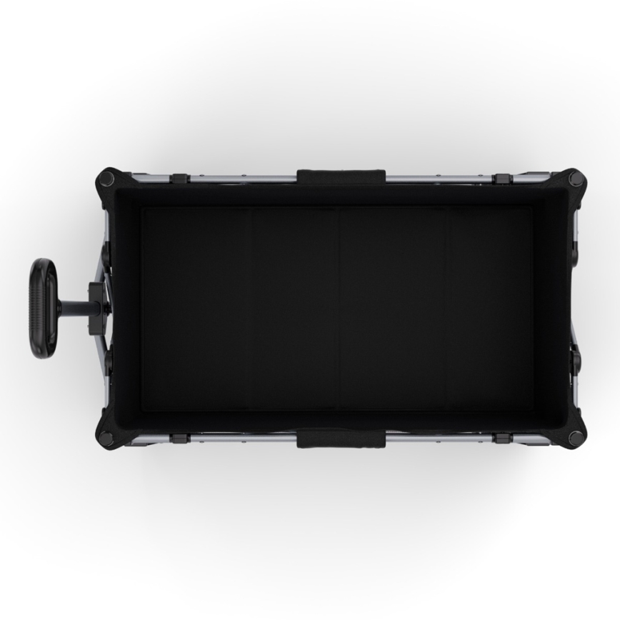 KINDERKRAFT - Sulankstomas vežimėlis WAGON ROLLSTER juodos spalvos