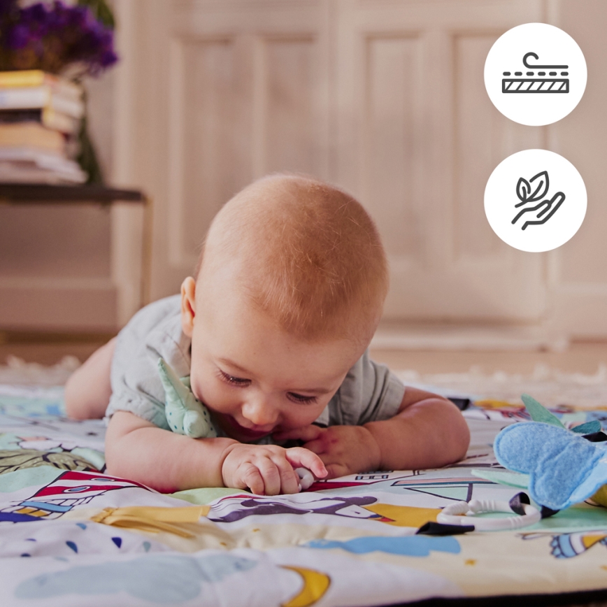 KINDERKRAFT - Vaikiška antklodė žaidimui SMARTPLAY Sea