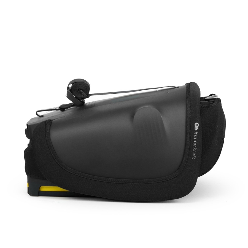 KINDERKRAFT - Vaikiška automobilinė kėdutė FIX2GO i-Size 76-150 cm juoda