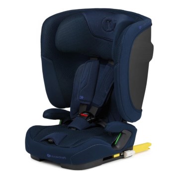 KINDERKRAFT - Vaikiška automobilinė kėdutė FIX2GO i-Size 76-150 cm mėlyna