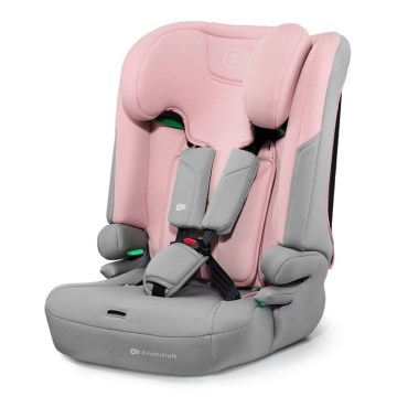KINDERKRAFT - Vaikiška automobilinė kėdutė I-COMFY i-Size 76-150 cm rožinė