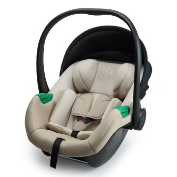 KINDERKRAFT - Vaikiška automobilinė kėdutė MINK PRO 2 40-87 cm (0-13 kg) smėlio spalvos