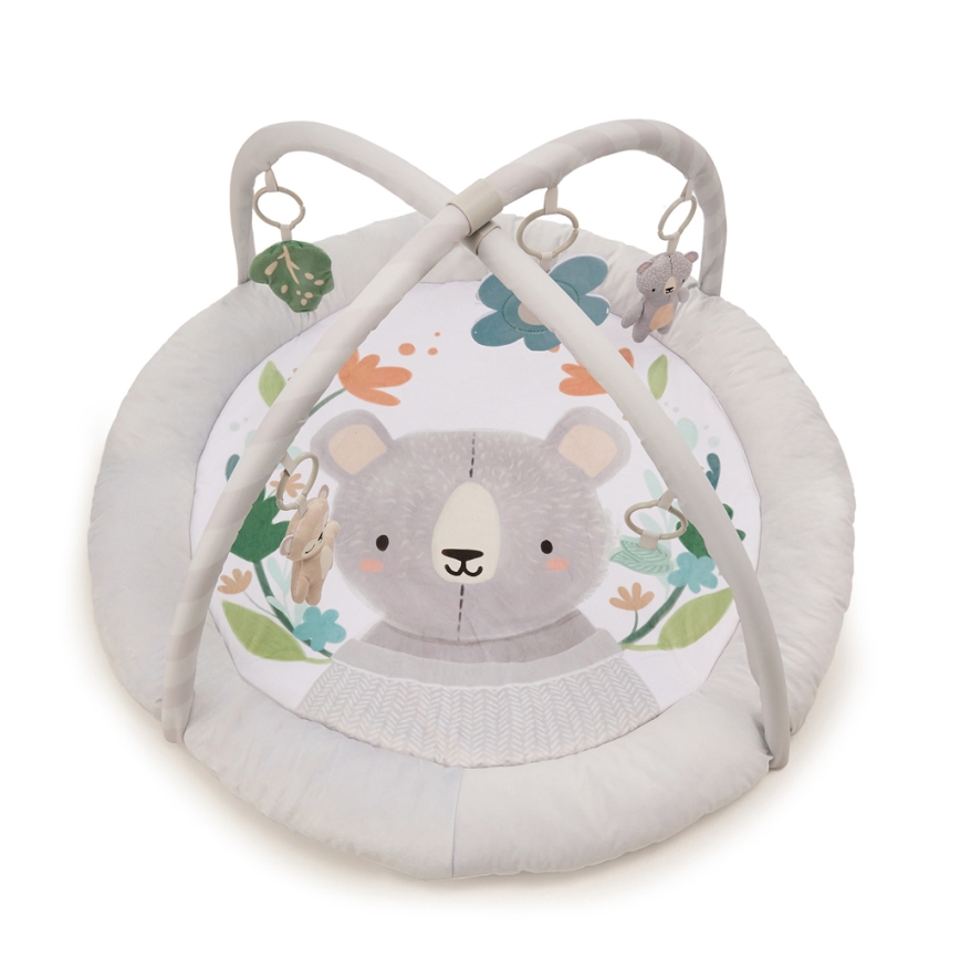KINDERKRAFT - Vaikiška žaidimų antklodė COZYPLAY pilka