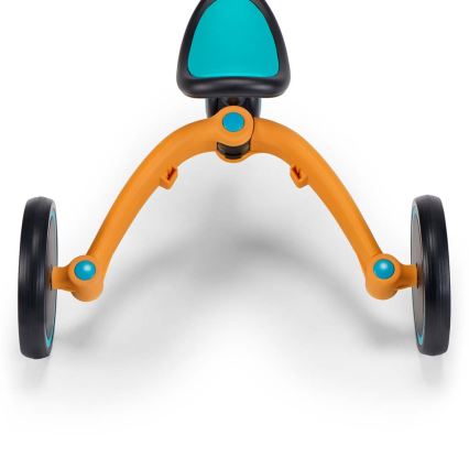 KINDERKRAFT - Vaikiškas triratukas 3in1 4TRIKE geltona/tirkizinė