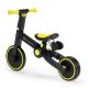 KINDERKRAFT - Vaikiškas stumiamas dviratis 3in1 4TRIKE geltona/juoda