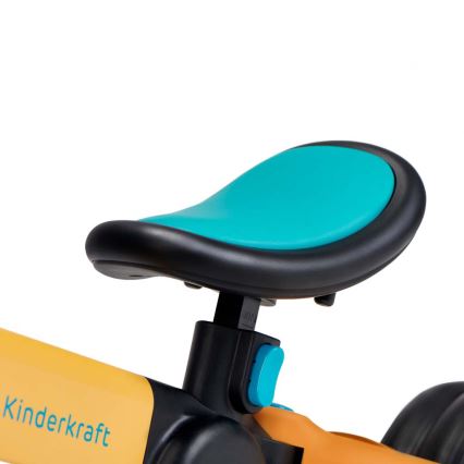 KINDERKRAFT - Vaikiškas stumiamas dviratis 3in1 4TRIKE geltona/turkis