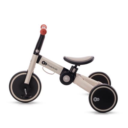 KINDERKRAFT - Vaikiškas stumiamas dviratis 3in1 4TRIKE pilka