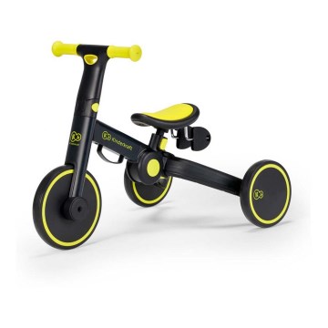 KINDERKRAFT - Vaikiškas triratukas 3in1 4TRIKE geltona/juoda