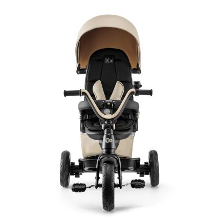 KINDERKRAFT - Vaikiškas triratukas 5 viename EASYTWIST, smėlio spalvos