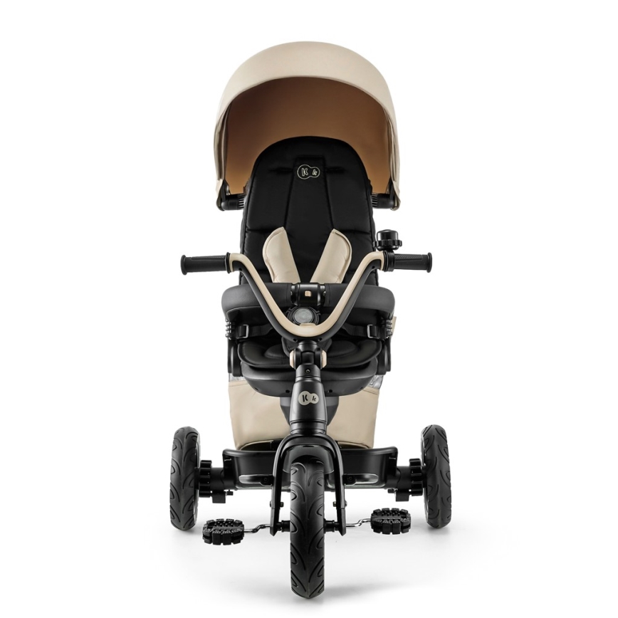 KINDERKRAFT - Vaikiškas triratukas 5 viename EASYTWIST, smėlio spalvos