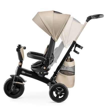 KINDERKRAFT - Vaikiškas triratukas 5 viename EASYTWIST, smėlio spalvos