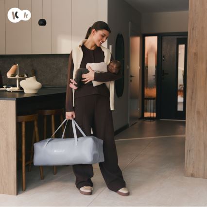 KINDERKRAFT - Vaikiškas žaidimų aptvaras ZIKI, pilkas