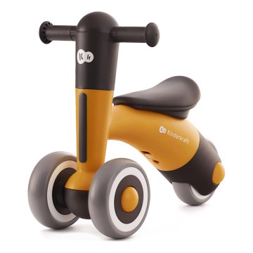 KINDERKRAFT - Vaikų balansinis dviratukas MINIBI Premium oranžinė/pilka