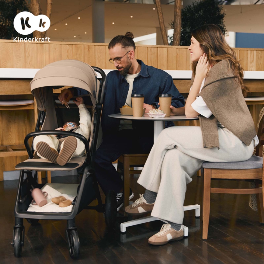 KINDERKRAFT - Vežimėlis LOOM smėlio spalva