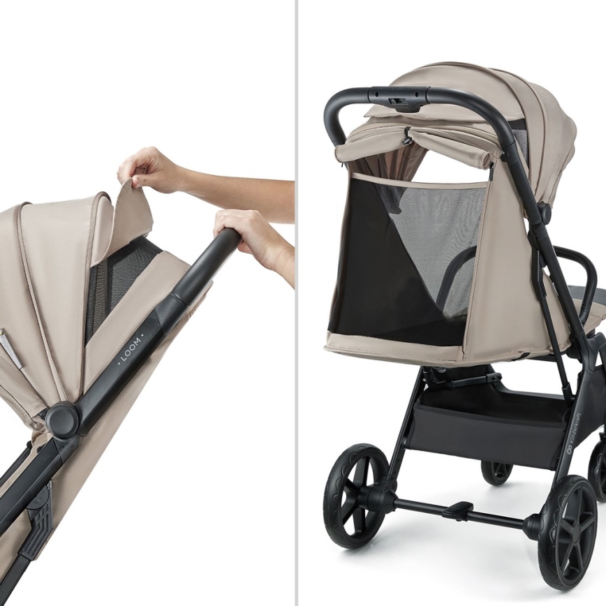 KINDERKRAFT - Vežimėlis LOOM smėlio spalva