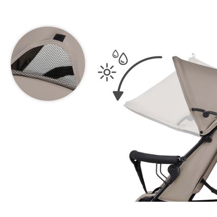 KINDERKRAFT - Vežimėlis TIK smėlio spalva