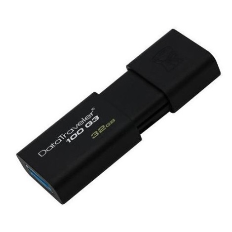 Kingston - Flash laikmena DATATRAVELER 100 G3 USB 3.0 32GB juoda