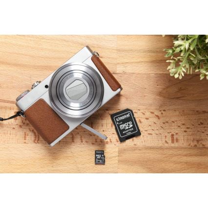 Kingston SDCS2/64GB - MicroSDXC 64GB Canvas Select Plus U1 100MB/s + SD adapteris