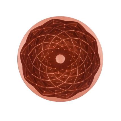 KITCHISIMO 24 cm kekso forma (bábovka), deimanto raštas, vario spalva