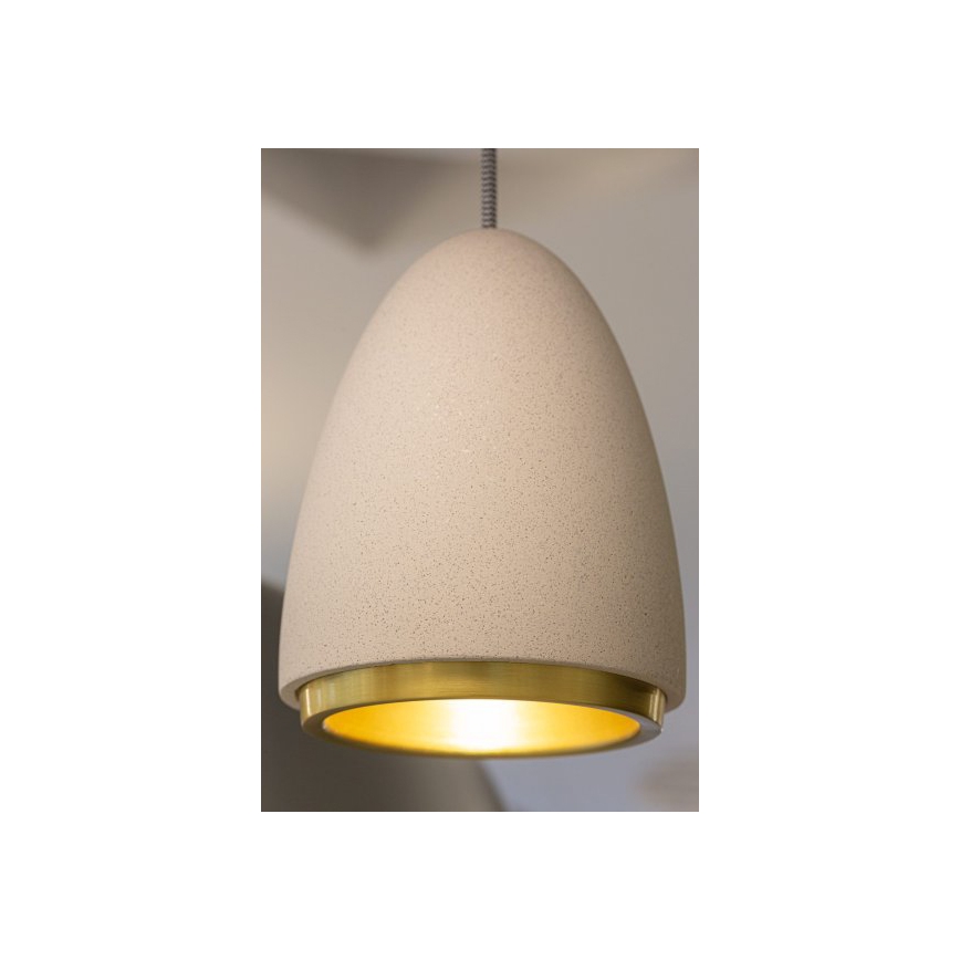 Pakabinamas sietynas CONCRETE 1xGU10/5W/230V pilkas/aukso