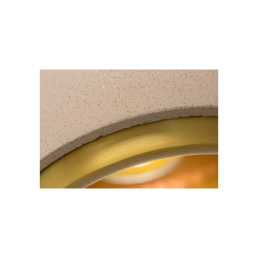 Pakabinamas sietynas CONCRETE 1xGU10/5W/230V pilkas/aukso