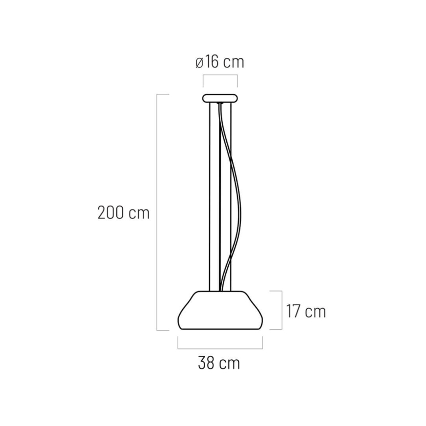 LED Pakabinamas sietynas PADDY LED/24W/230V baltas