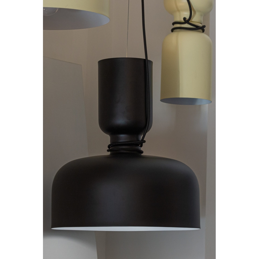 Pakabinamas sietynas ABEL 2xE27/11W/230V d. 28 cm juodas