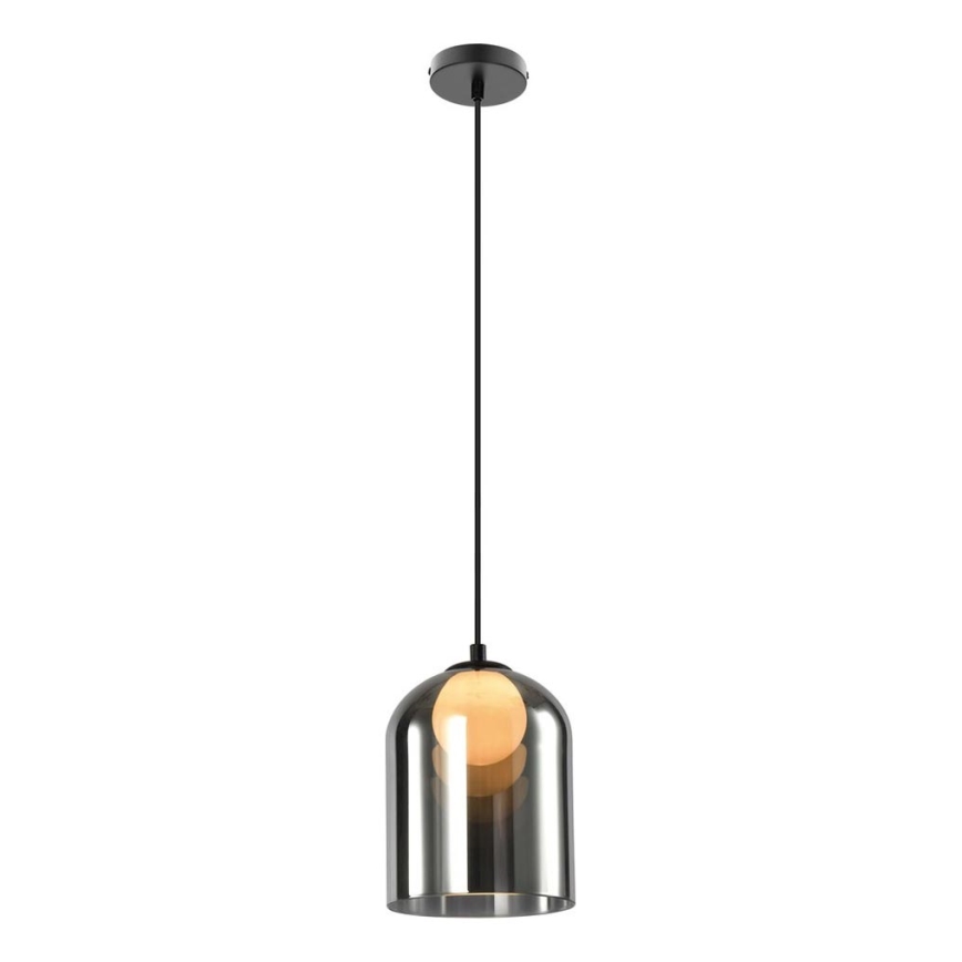 KLEA 1xG9/15W/230V pakabinamas šviestuvas dūminis juodas
