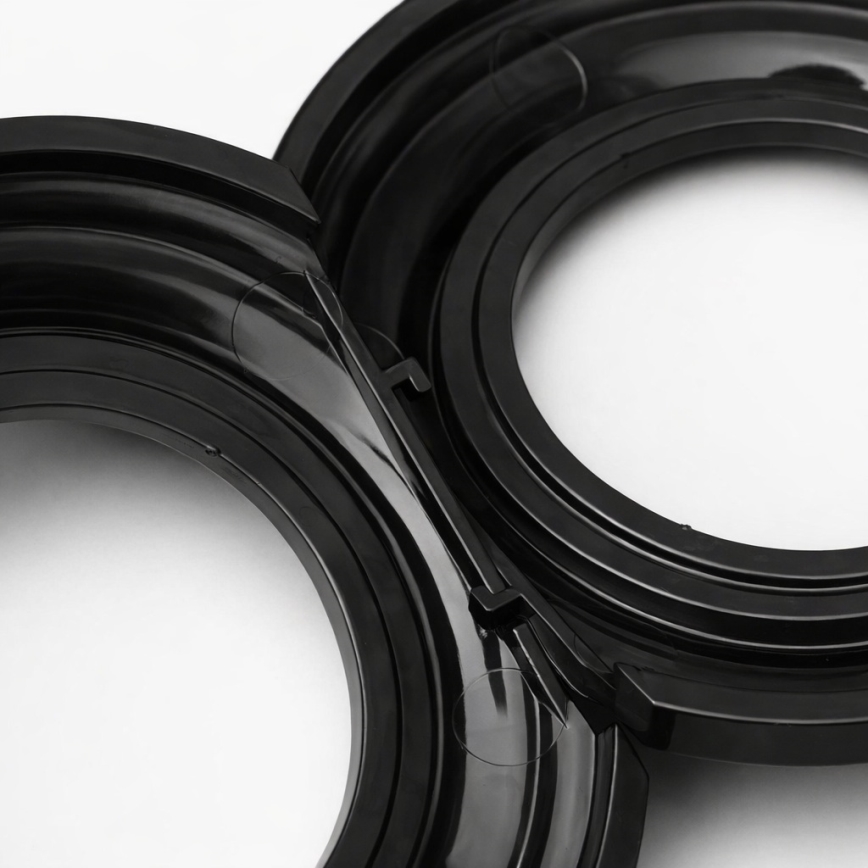 Kliklap - Retro centrinis juodas rėmelis