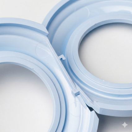 Kliklap - retro centrinis rėmelis, mėlynas