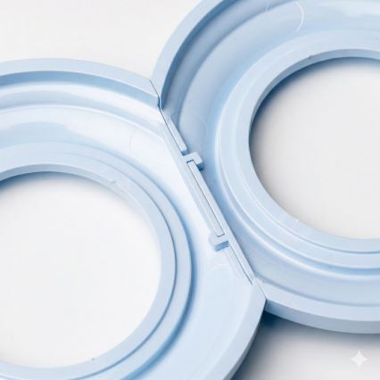 Kliklap - retro centrinis rėmelis, mėlynas