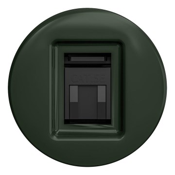 Kliklap - Retro duomenų lizdas be rėmelio, žalias