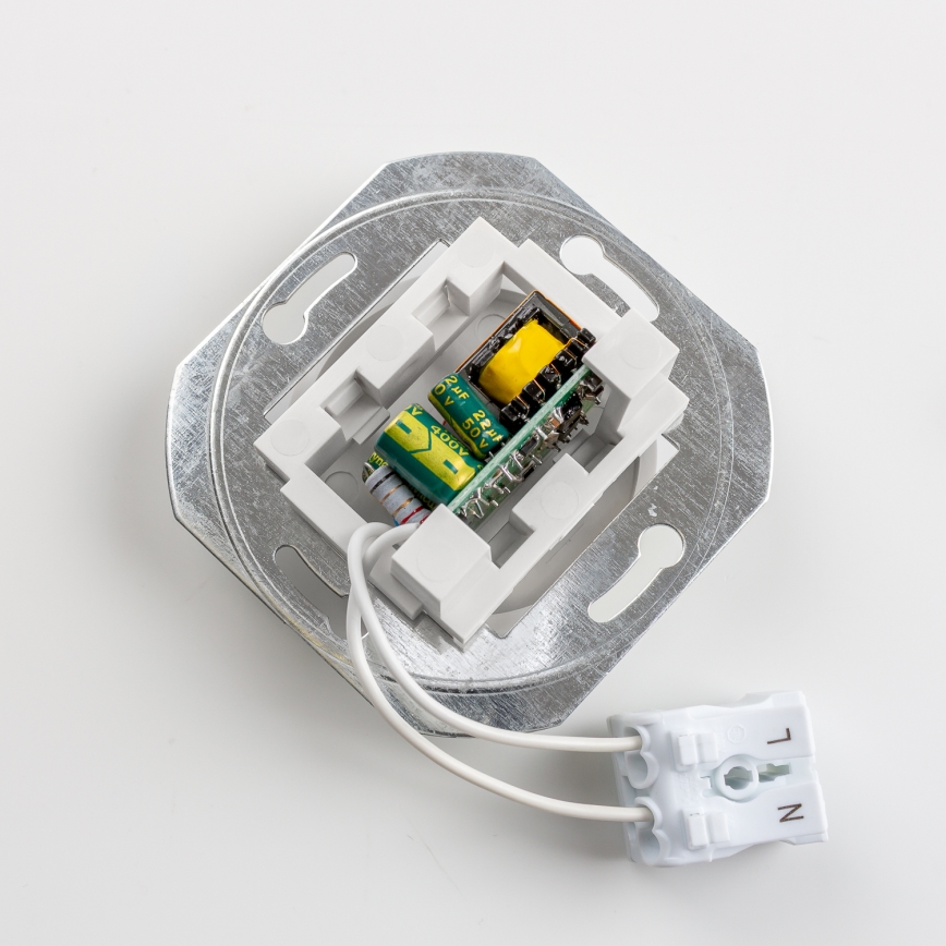 Kliklap - Retro USB lizdas A+C su juodu rėmeliu