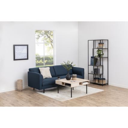 Knygų lentyna SARON ąžuolas/juoda