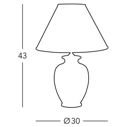 Kolarz 0014.73.4 - Stalinis šviestuvas GIARDINO 1xE27/100W/230V