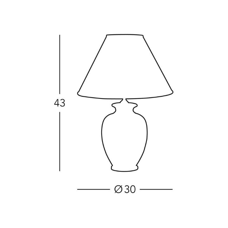 Kolarz 0014.73 - Stalinė lempa GIARDINO 1xE27/100W/230V