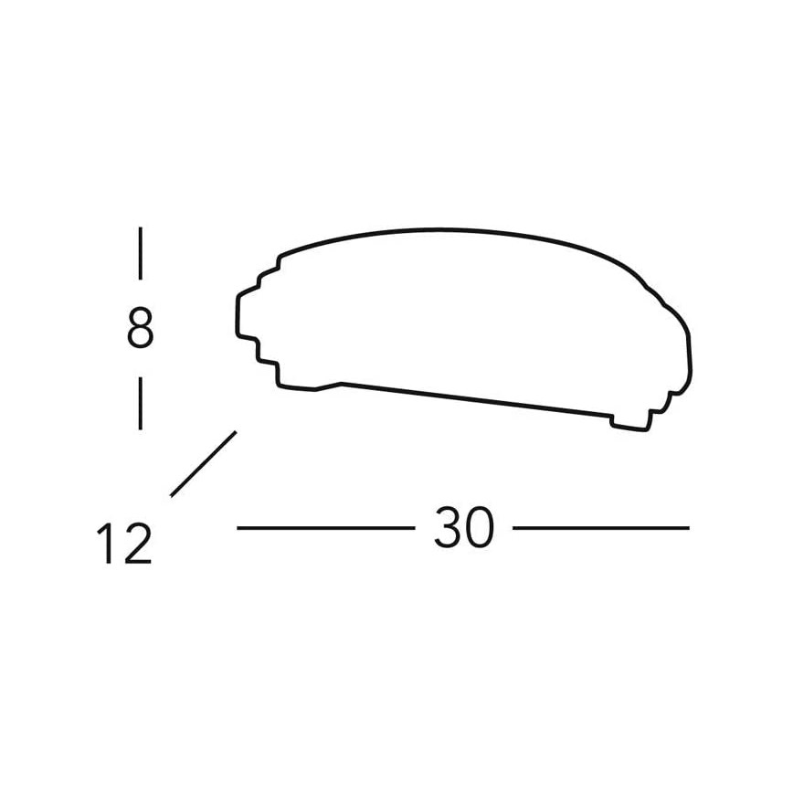 Kolarz 0290.61 - Sieninis šviestuvas STIEGEL 1xE27/60W/230V