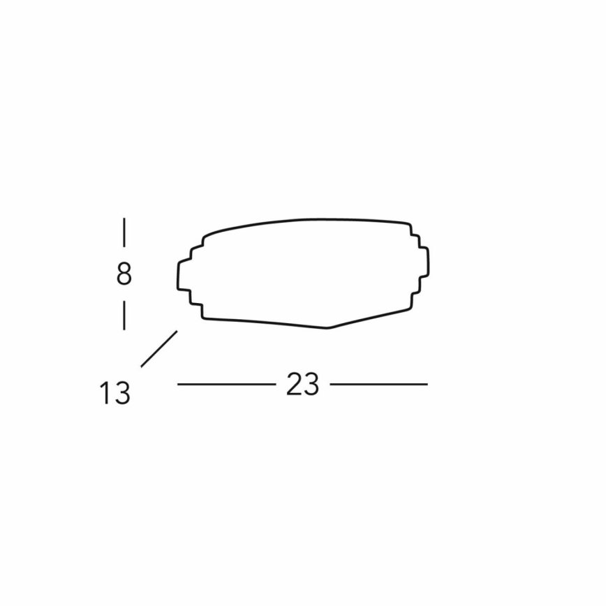 Kolarz 0290.61E - Sieninis šviestuvas STIEGEL 1xG9/60W/230V balta