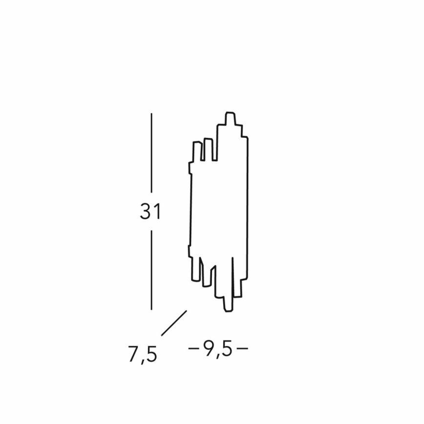 Kolarz 0342.62S.3 - Sieninis šviestuvas ONTARIO 2xE14/40W/230V 31 cm 24K auksas