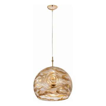 Kolarz 0392.31L.3.Aq.Ch - Pakabinamas sietynas LUNA 1xE27/60W/230V 24K auksas