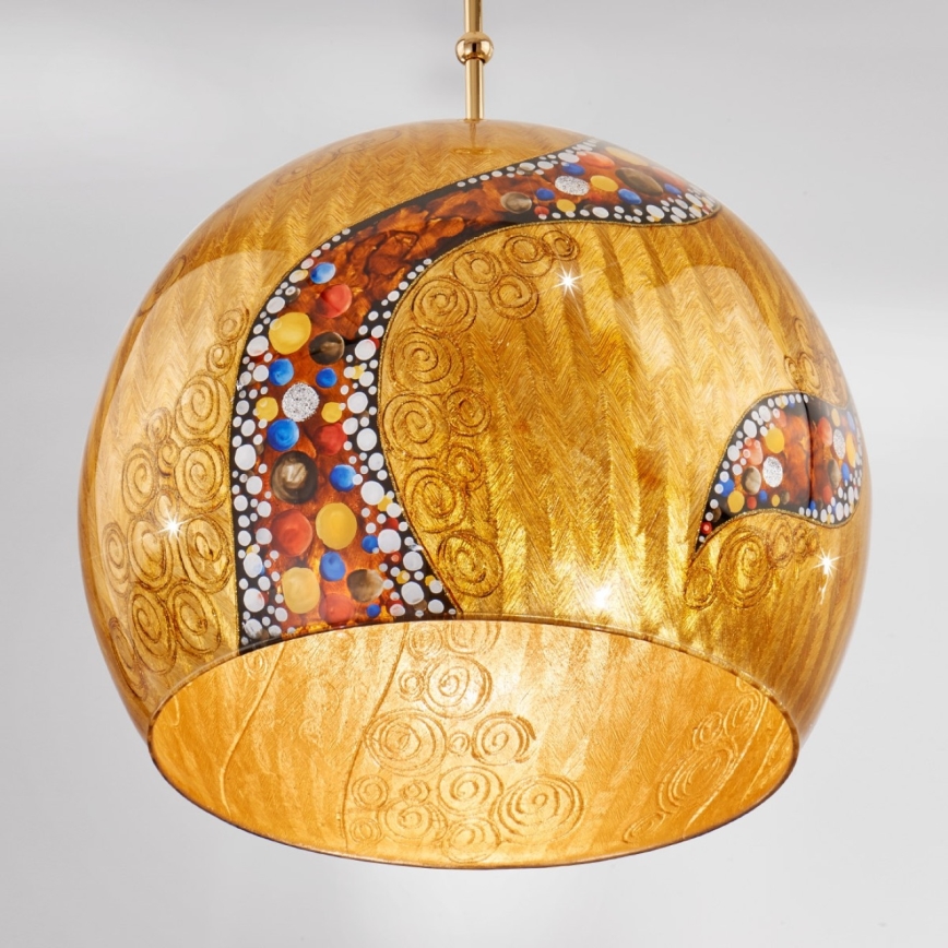 Kolarz 0392.31L.3.Ki.Au - Pakabinamas sietynas LUNA 1xE27/60W/230V 24K auksas