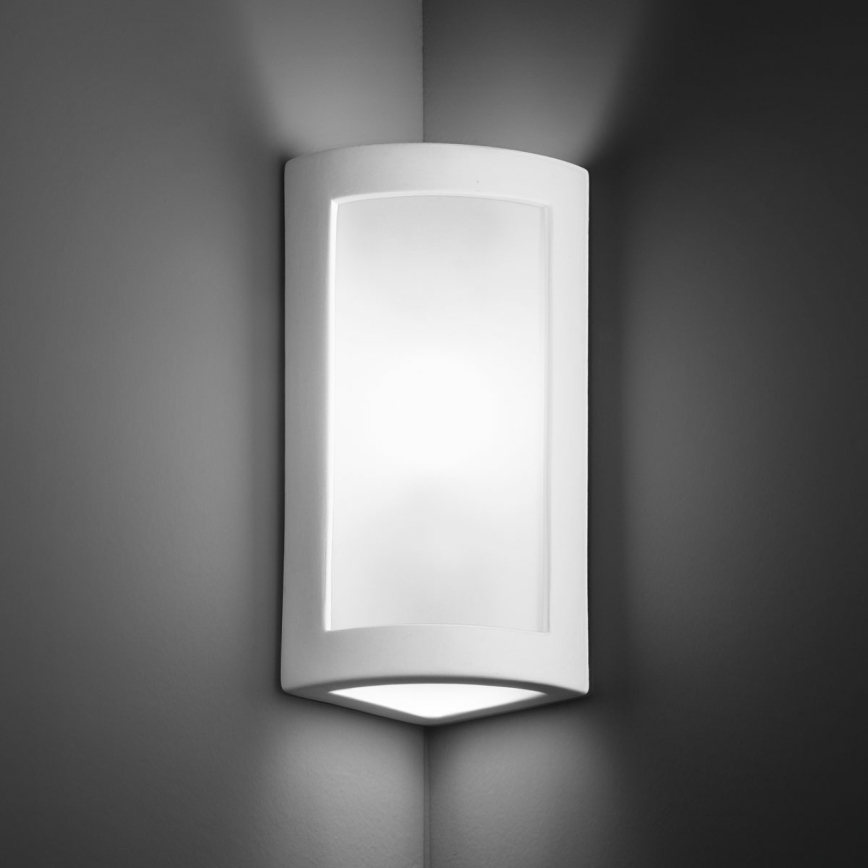 Kolarz 218.62 - Sieninis šviestuvas CASABLANCA 1xE27/60W/230V balta
