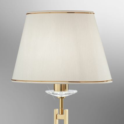 Kolarz 330.71.8C - Krištolinis stalinis šviestuvas IMPERIAL 1xE27/60W/230V auksas/smėlio spalva