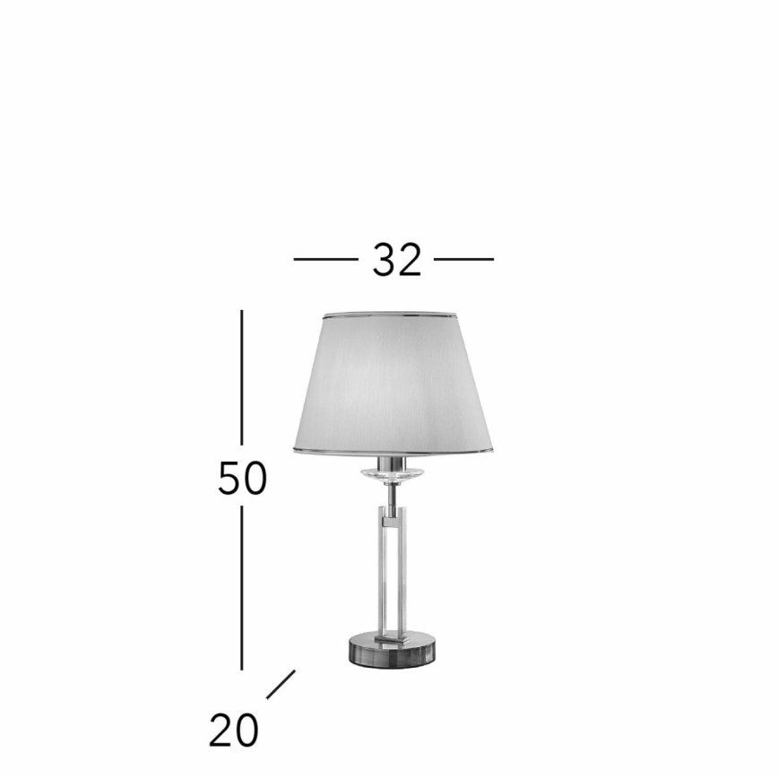 Kolarz 330.71.8C - Krištolinis stalinis šviestuvas IMPERIAL 1xE27/60W/230V auksas/smėlio spalva