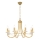 Kolarz 330.88.8C - Kristalinis sietynas ant grandinėlės IMPERIAL 8xE14/60W/230V auksinis