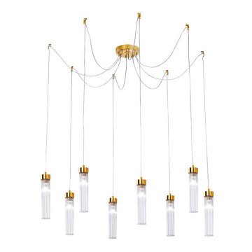 Kolarz 6009.30830 - Pakabinamas sietynas RAGGIO 8xE14/25W/230V voras 24K auksas