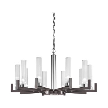 Kolarz 6009.81060 - Pakabinamas šviestuvas ant grandinėlės RAGGIO 10xE14/25W/230V matinis chromas
