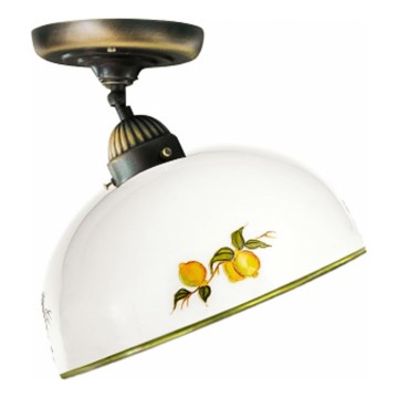 Kolarz 731.10.129 - Tvirtinamas sietynas NONNA 1xE27/75W/230V diametras 30 cm citrinos